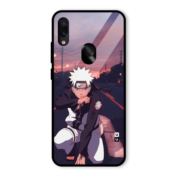 Anime Naruto Aesthetic Glass Back Case for Redmi Note 7 Pro