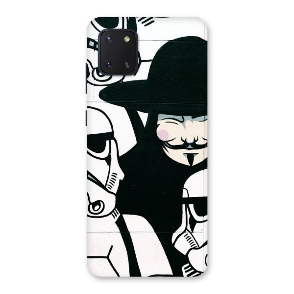 Anonymous Hat Back Case for Galaxy Note 10 Lite