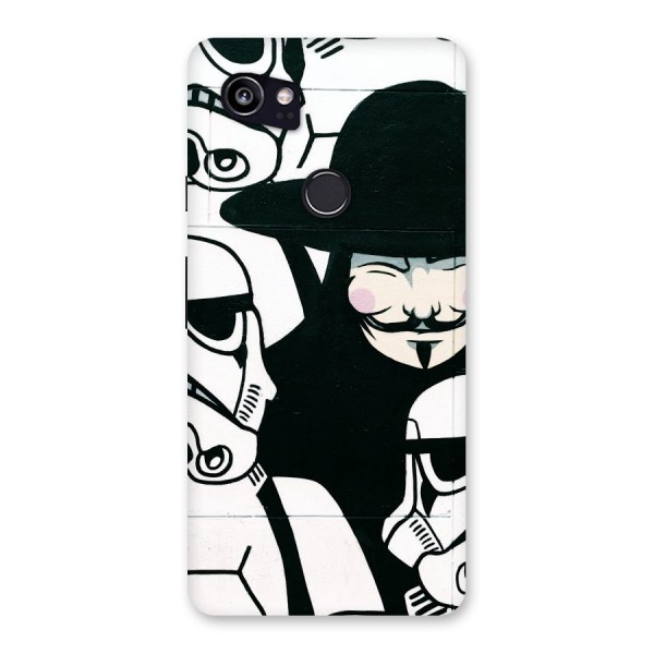 Anonymous Hat Back Case for Google Pixel 2 XL