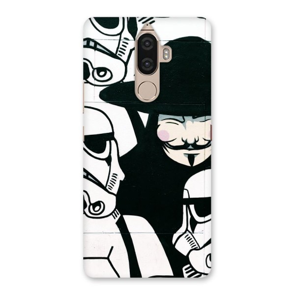 Anonymous Hat Back Case for Lenovo K8 Note
