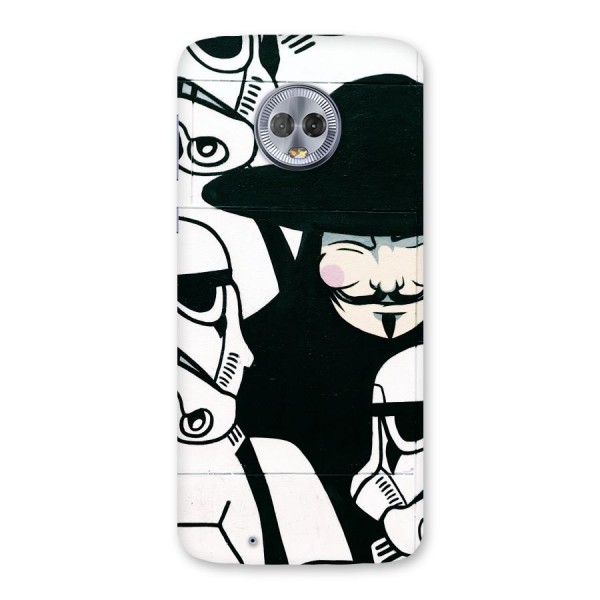 Anonymous Hat Back Case for Moto G6