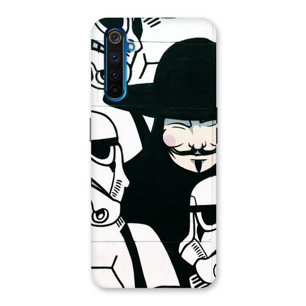 Anonymous Hat Back Case for Realme 6 Pro