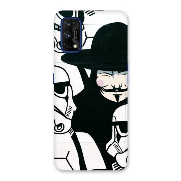 Anonymous Hat Back Case for Realme 7 Pro