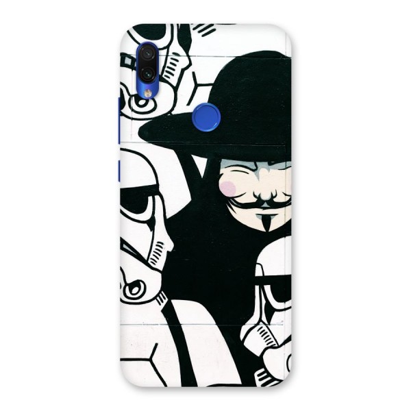 Anonymous Hat Back Case for Redmi Note 7S