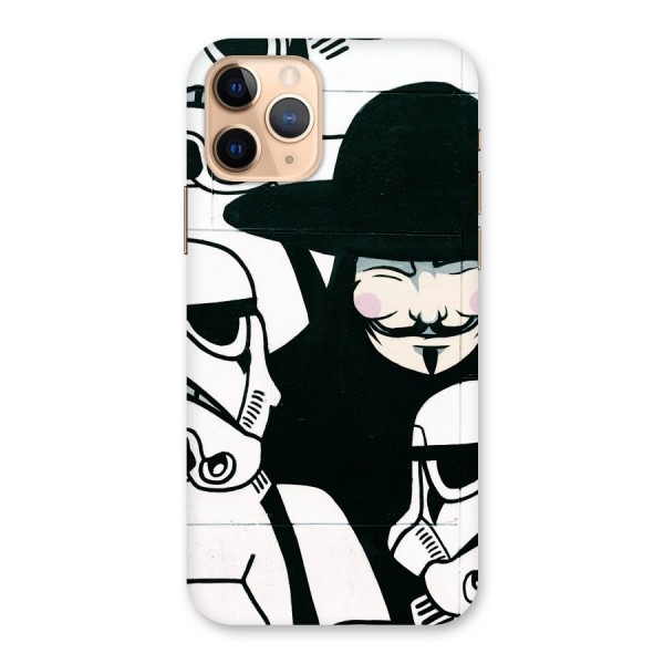 Anonymous Hat Back Case for iPhone 11 Pro