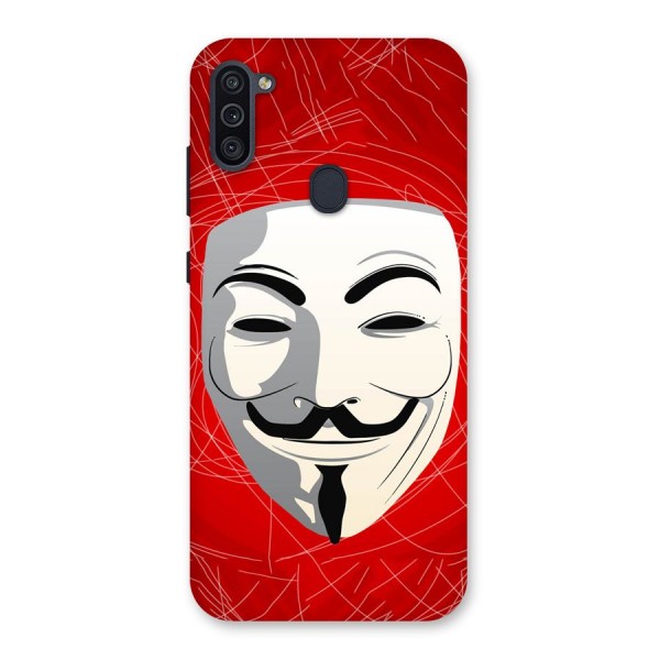 Anonymous Mask Abstract Back Case for Galaxy M11