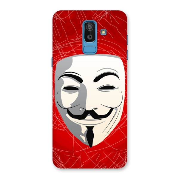 Anonymous Mask Abstract Back Case for Galaxy On8 (2018)