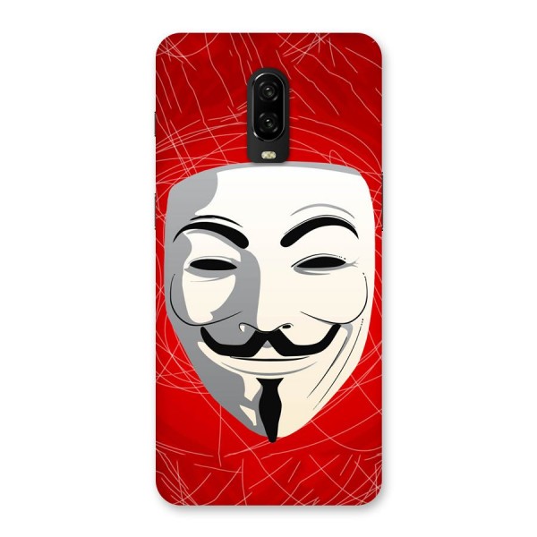 Anonymous Mask Abstract Back Case for OnePlus 6T