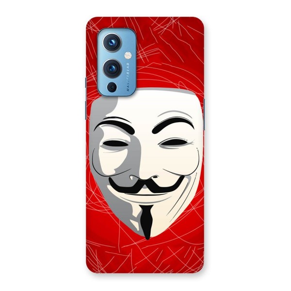 Anonymous Mask Abstract Back Case for OnePlus 9