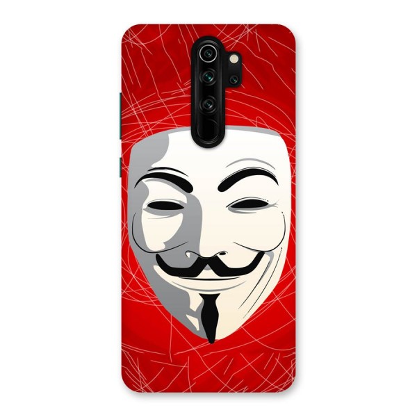 Anonymous Mask Abstract Back Case for Redmi Note 8 Pro