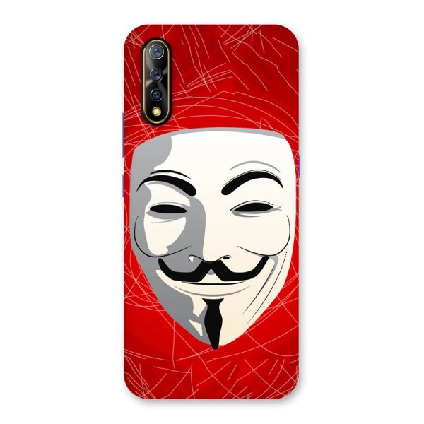 Anonymous Mask Abstract Back Case for Vivo S1
