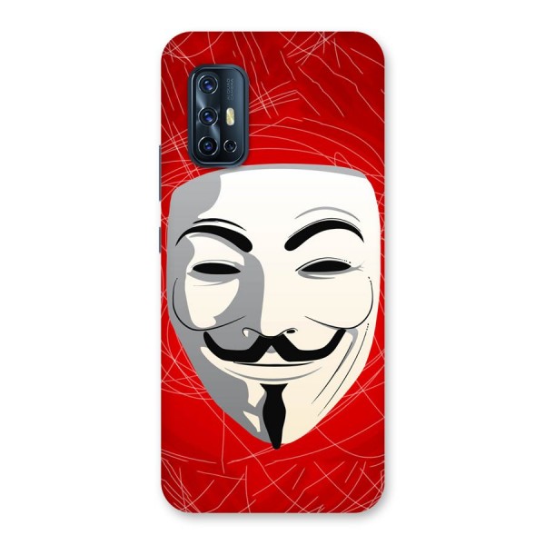 Anonymous Mask Abstract Back Case for Vivo V17