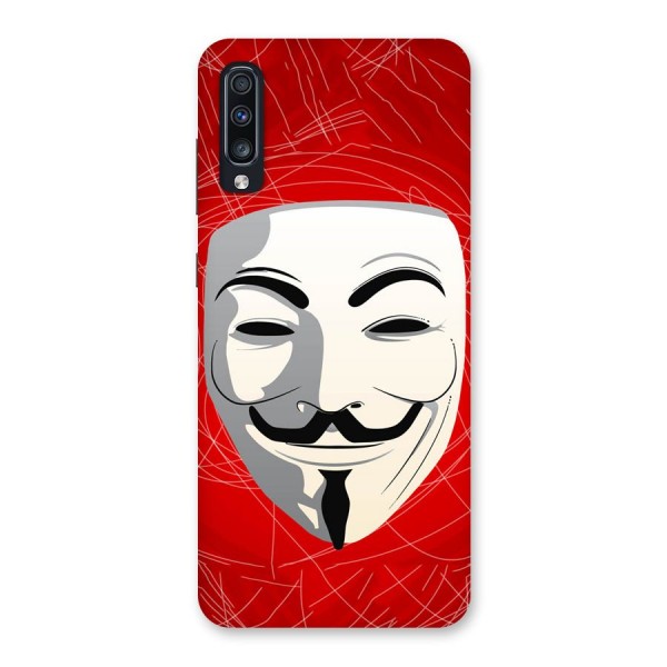 Anonymous Mask Abstract  Back Case for Galaxy A70