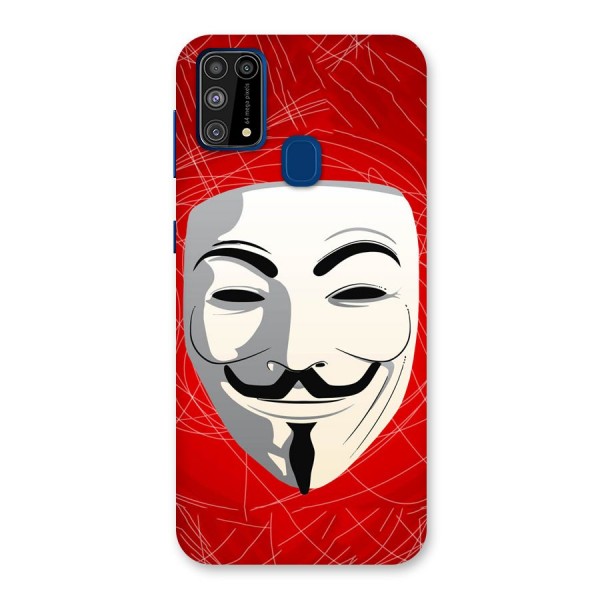 Anonymous Mask Abstract  Back Case for Galaxy M31