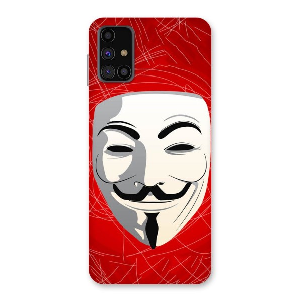 Anonymous Mask Abstract  Back Case for Galaxy M31s