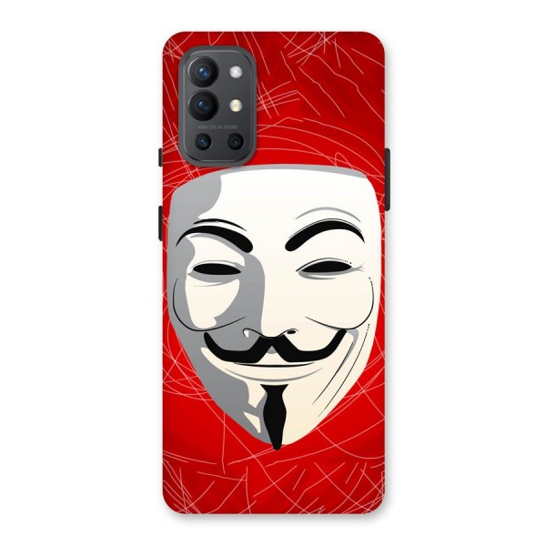 Anonymous Mask Abstract  Back Case for OnePlus 9R
