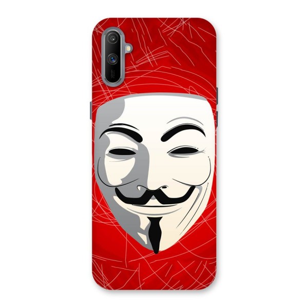Anonymous Mask Abstract  Back Case for Realme C3
