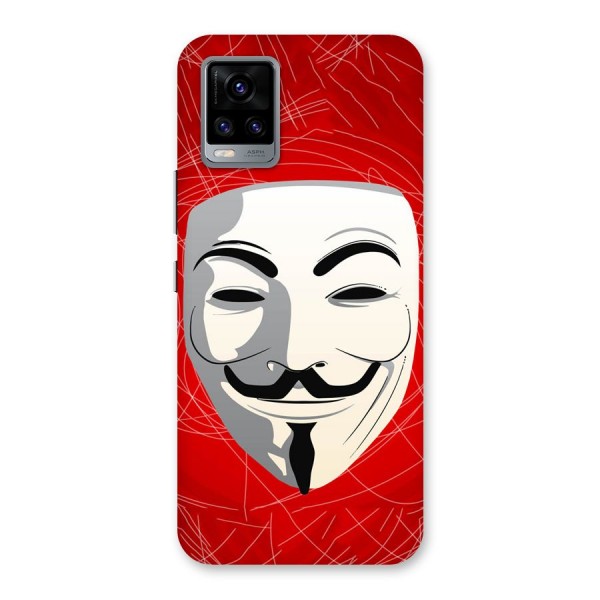 Anonymous Mask Abstract  Back Case for Vivo V20