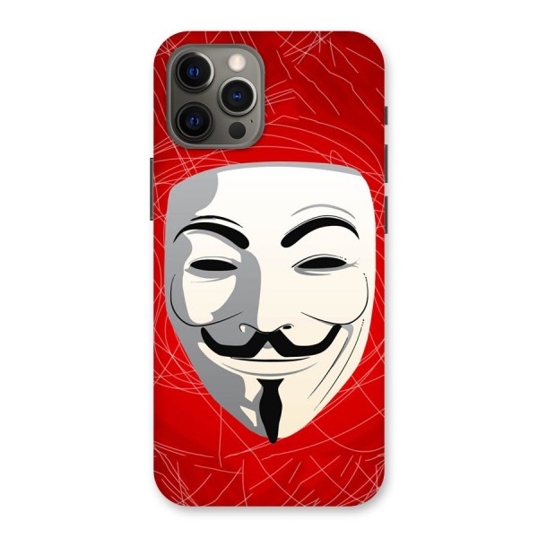 Anonymous Mask Abstract  Back Case for iPhone 12 Pro Max