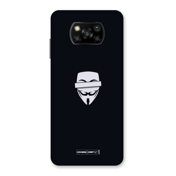 Anonymous Mask Back Case for Poco X3