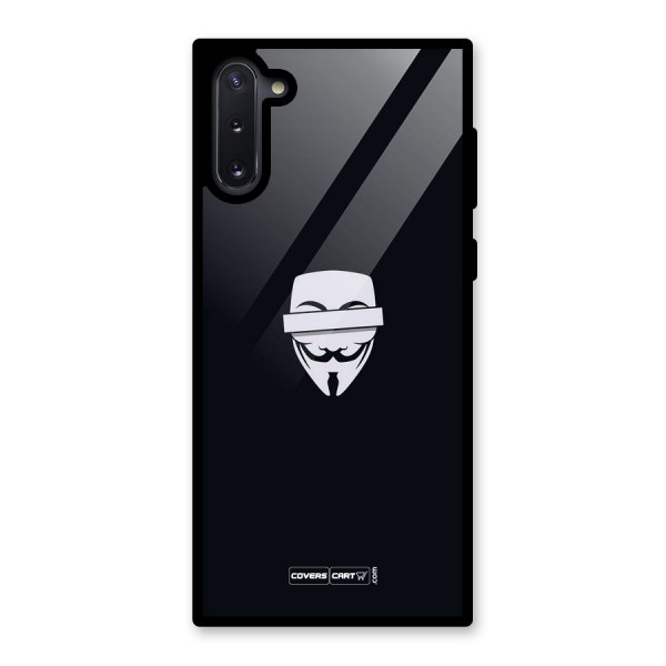 Anonymous Mask Glass Back Case for Galaxy Note 10