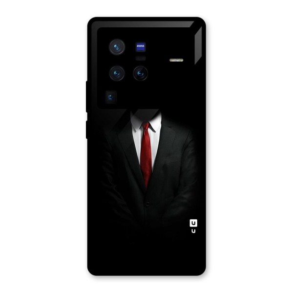 Anonymous Suit Glass Back Case for Vivo X80 Pro