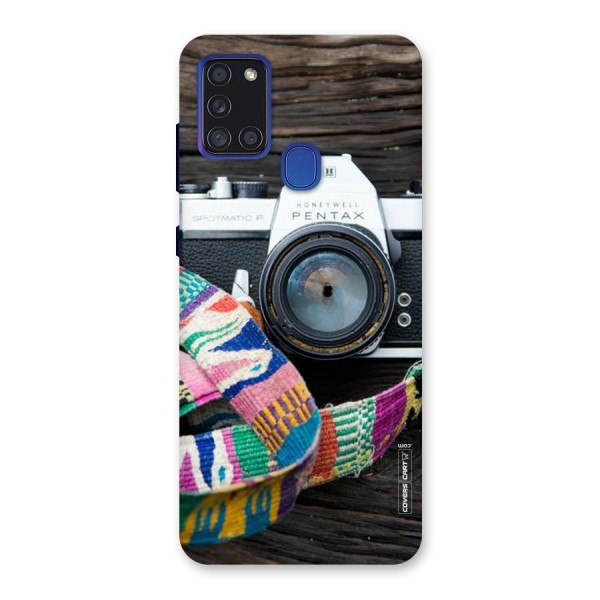 Antique Camera Back Case for Galaxy A21s