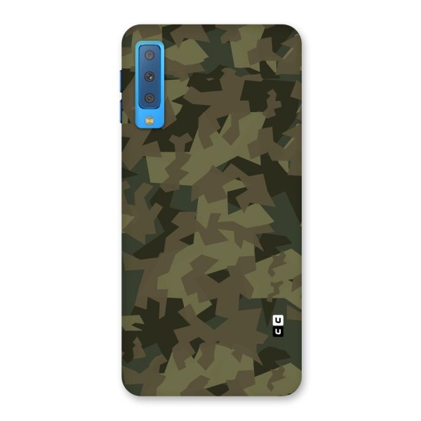 Army Abstract Back Case for Galaxy A7 (2018)