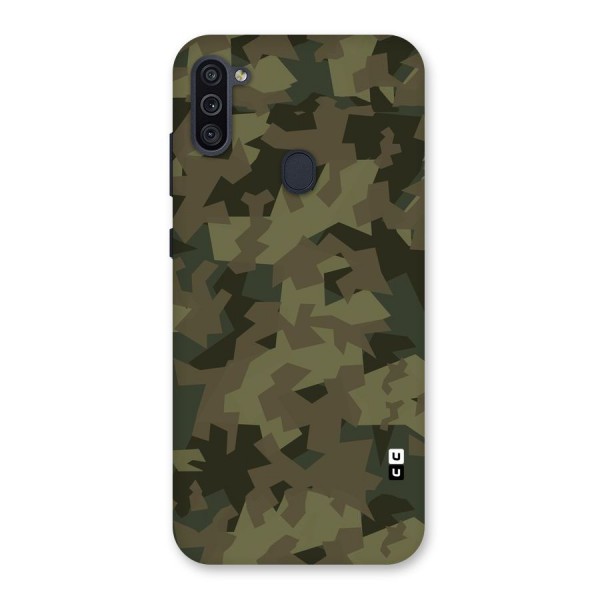 Army Abstract Back Case for Galaxy M11