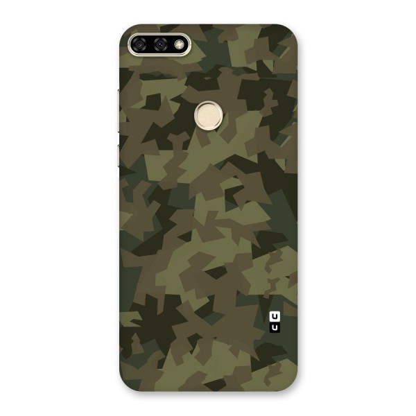 Army Abstract Back Case for Honor 7A