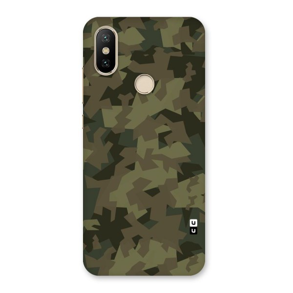 Army Abstract Back Case for Mi A2