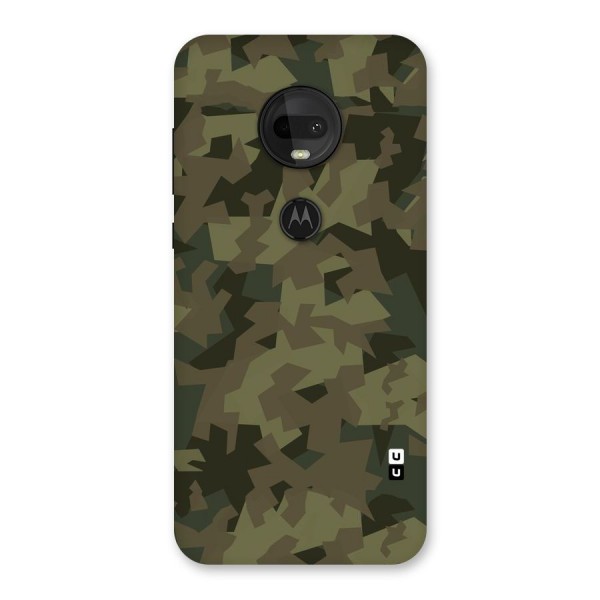 Army Abstract Back Case for Moto G7
