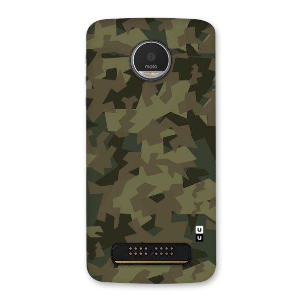 Army Abstract Back Case for Moto Z Play