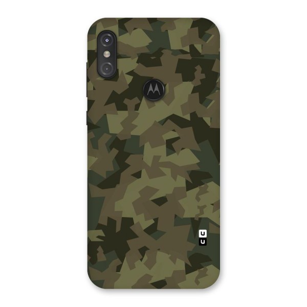 Army Abstract Back Case for Motorola One Power