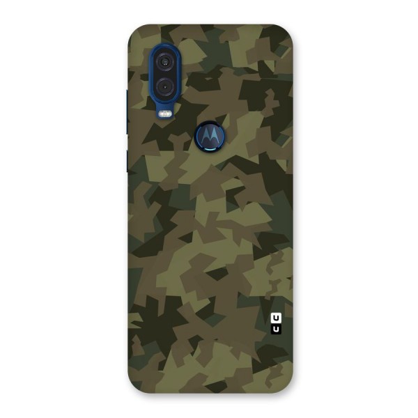 Army Abstract Back Case for Motorola One Vision