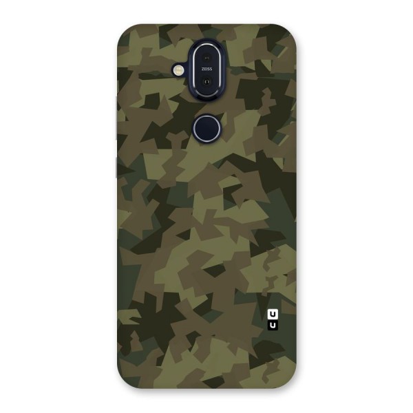 Army Abstract Back Case for Nokia 8.1