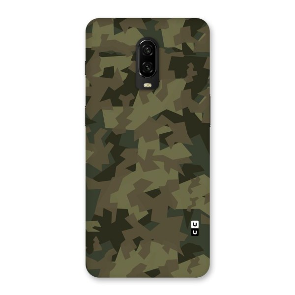 Army Abstract Back Case for OnePlus 6T