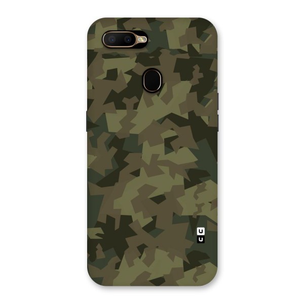 Army Abstract Back Case for Oppo A5s