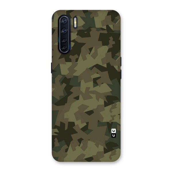 Army Abstract Back Case for Oppo F15