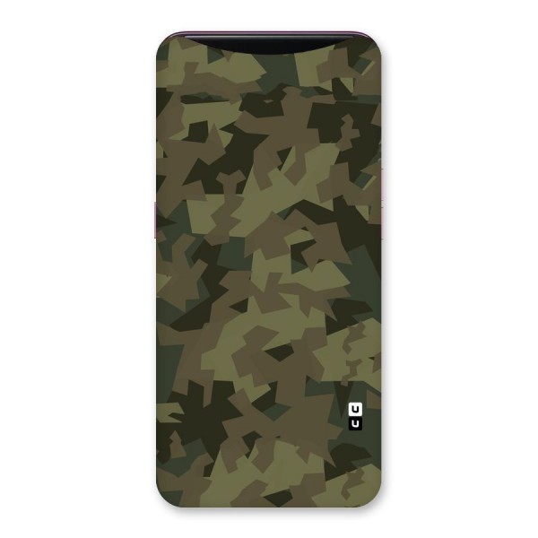 Army Abstract Back Case for Oppo Find X
