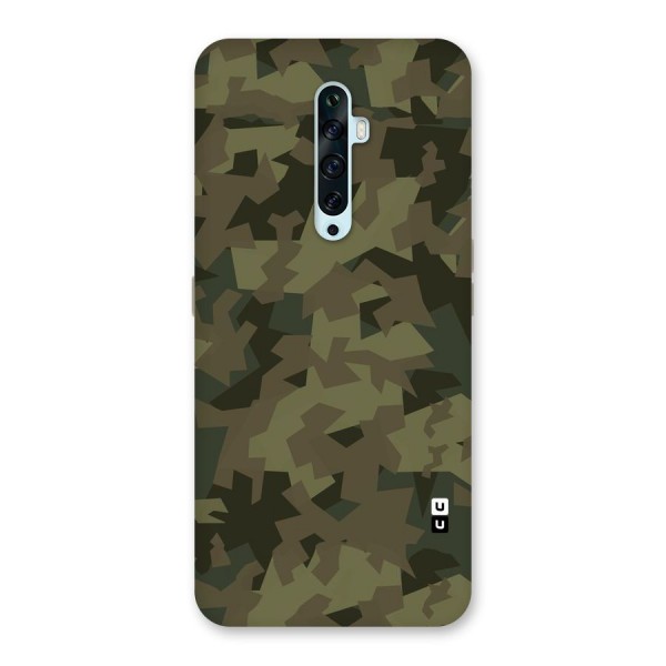 Army Abstract Back Case for Oppo Reno2 F
