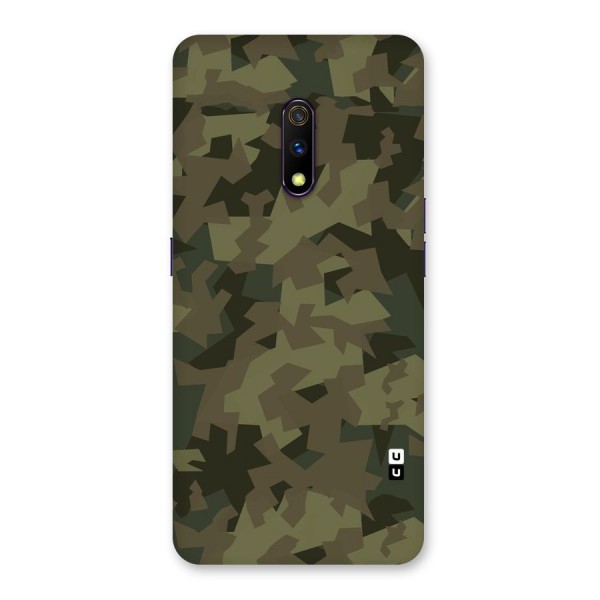 Army Abstract Back Case for Realme X