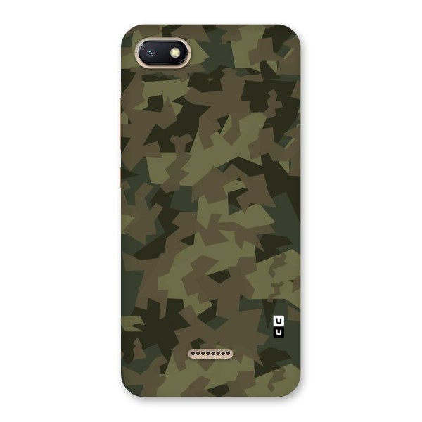 Army Abstract Back Case for Redmi 6A