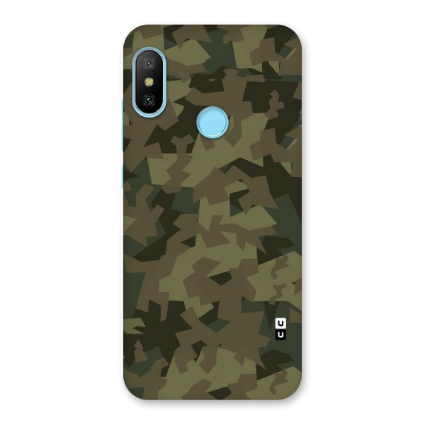 Army Abstract Back Case for Redmi 6 Pro