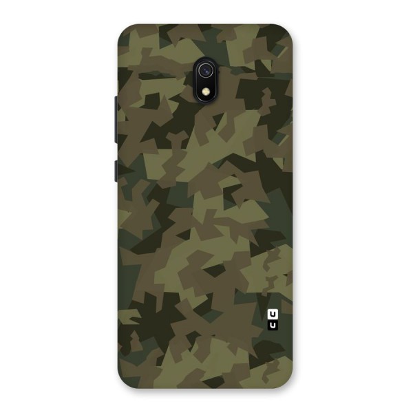 Army Abstract Back Case for Redmi 8A