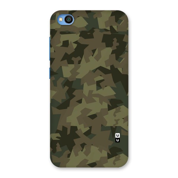 Army Abstract Back Case for Redmi Go