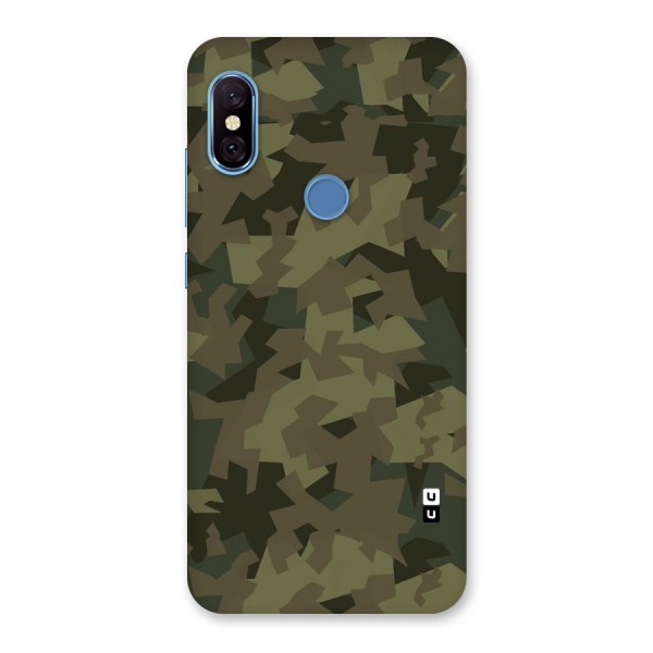 Army Abstract Back Case for Redmi Note 6 Pro