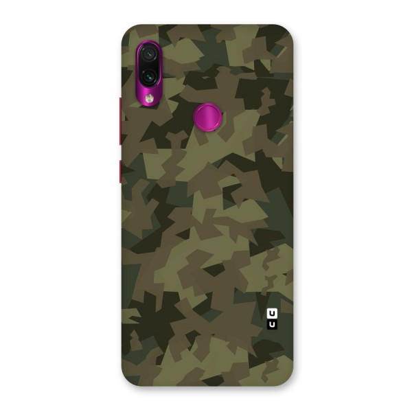 Army Abstract Back Case for Redmi Note 7 Pro