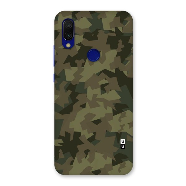 Army Abstract Back Case for Redmi Y3
