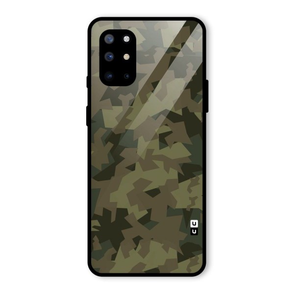 Army Abstract Glass Back Case for OnePlus 8T